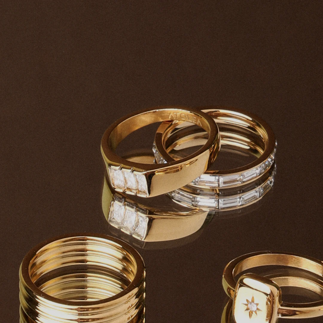 Baguette Signet Ring - Image 6