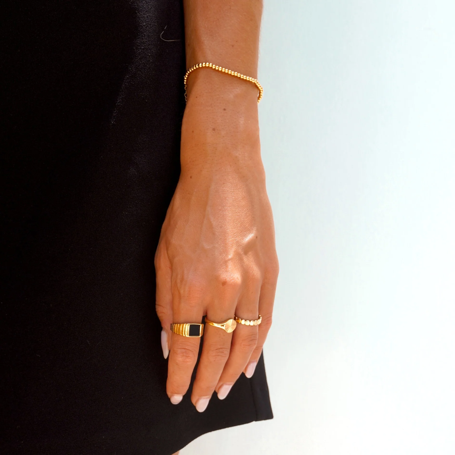 "Kaya" Onyx Ring - Image 5