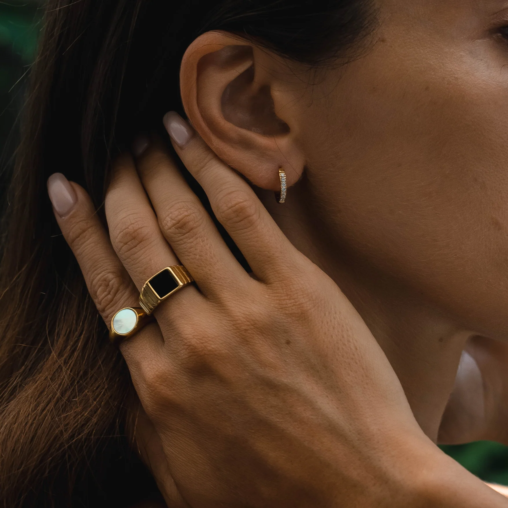 "Kaya" Onyx Ring - Image 8