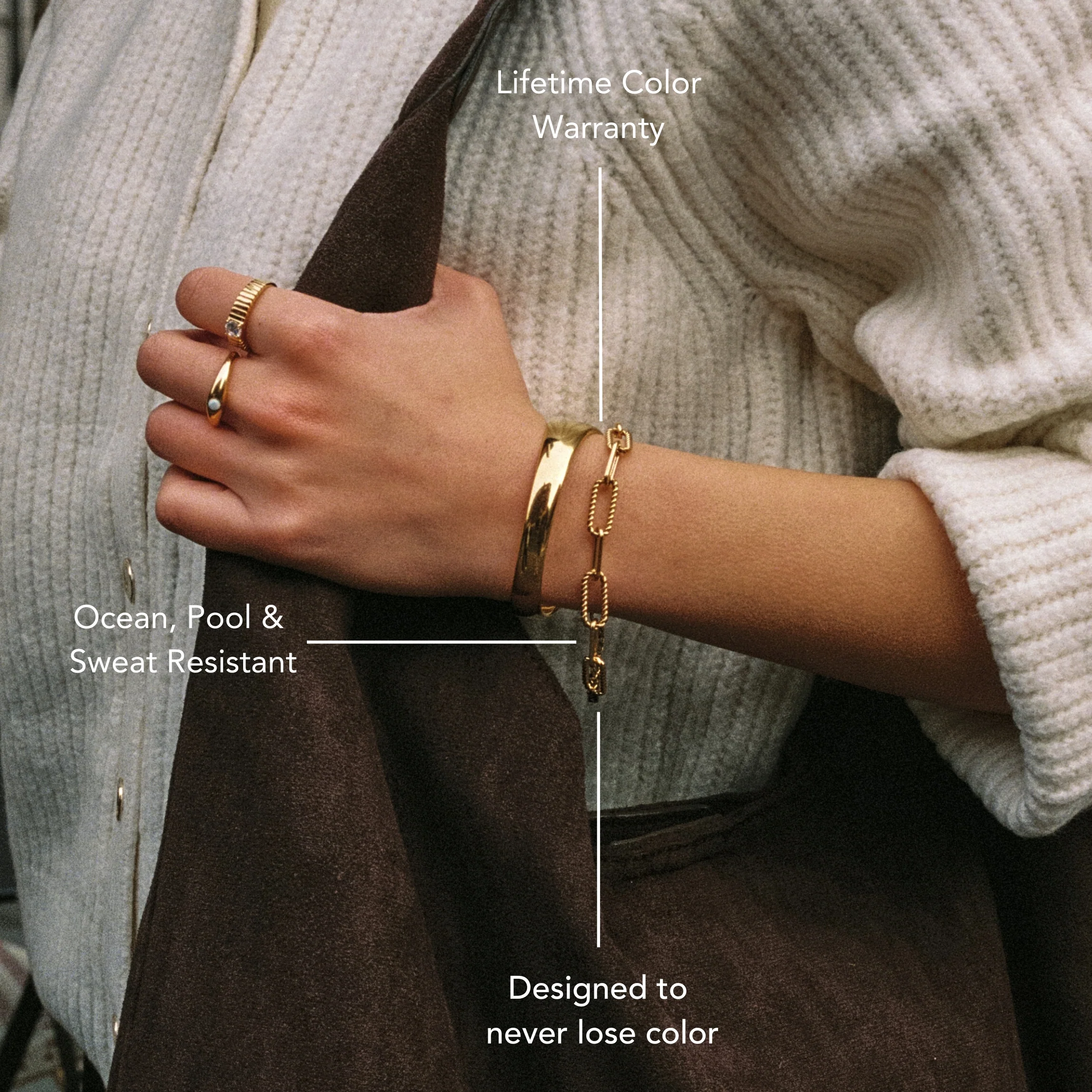Bold Paperclip Bracelet - Image 4