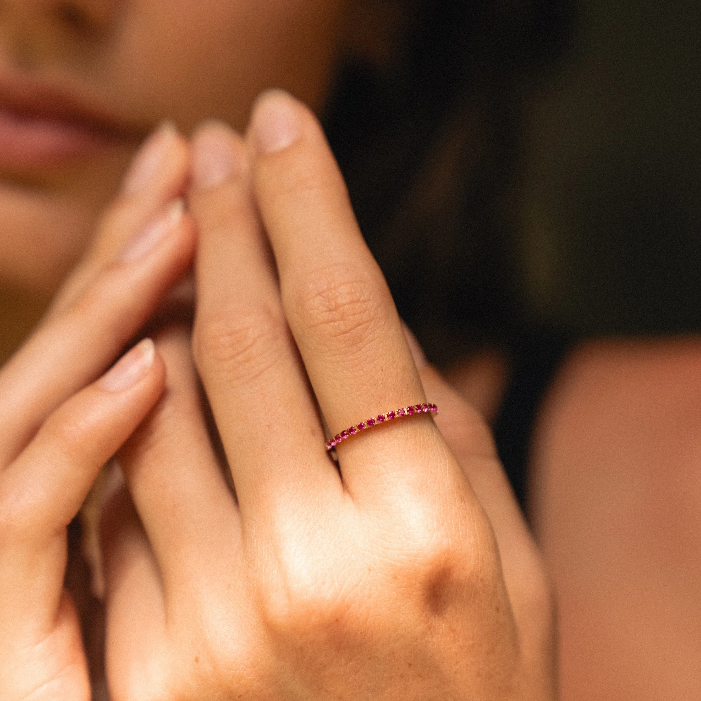 “Bordeaux” Thin Ring - Image 5