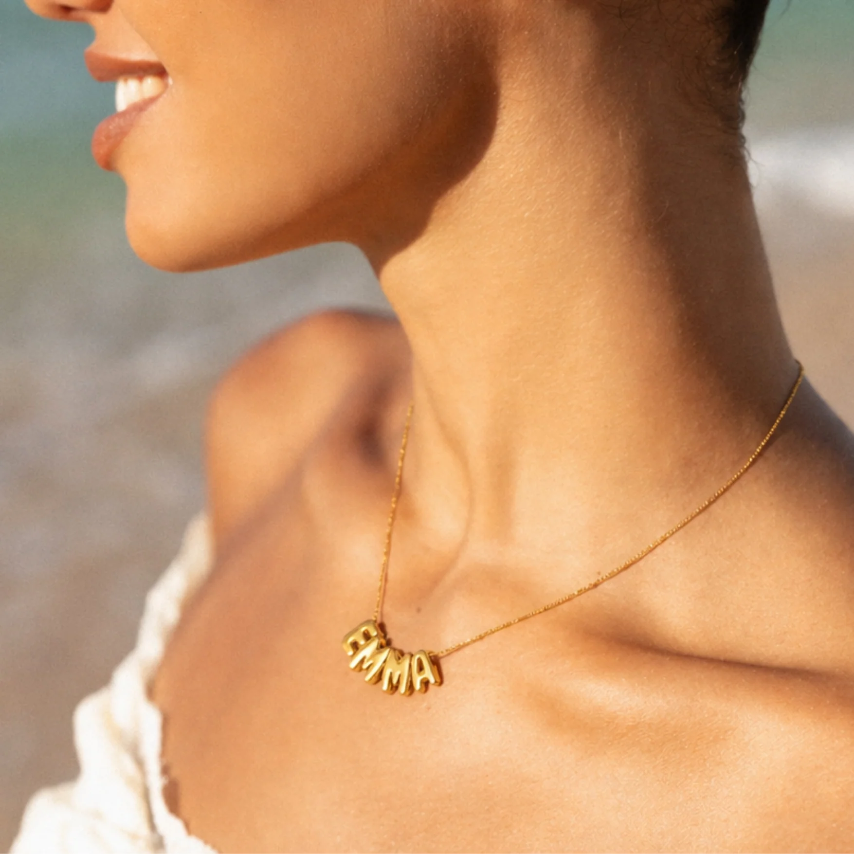 Bubble Name Necklace - Image 6