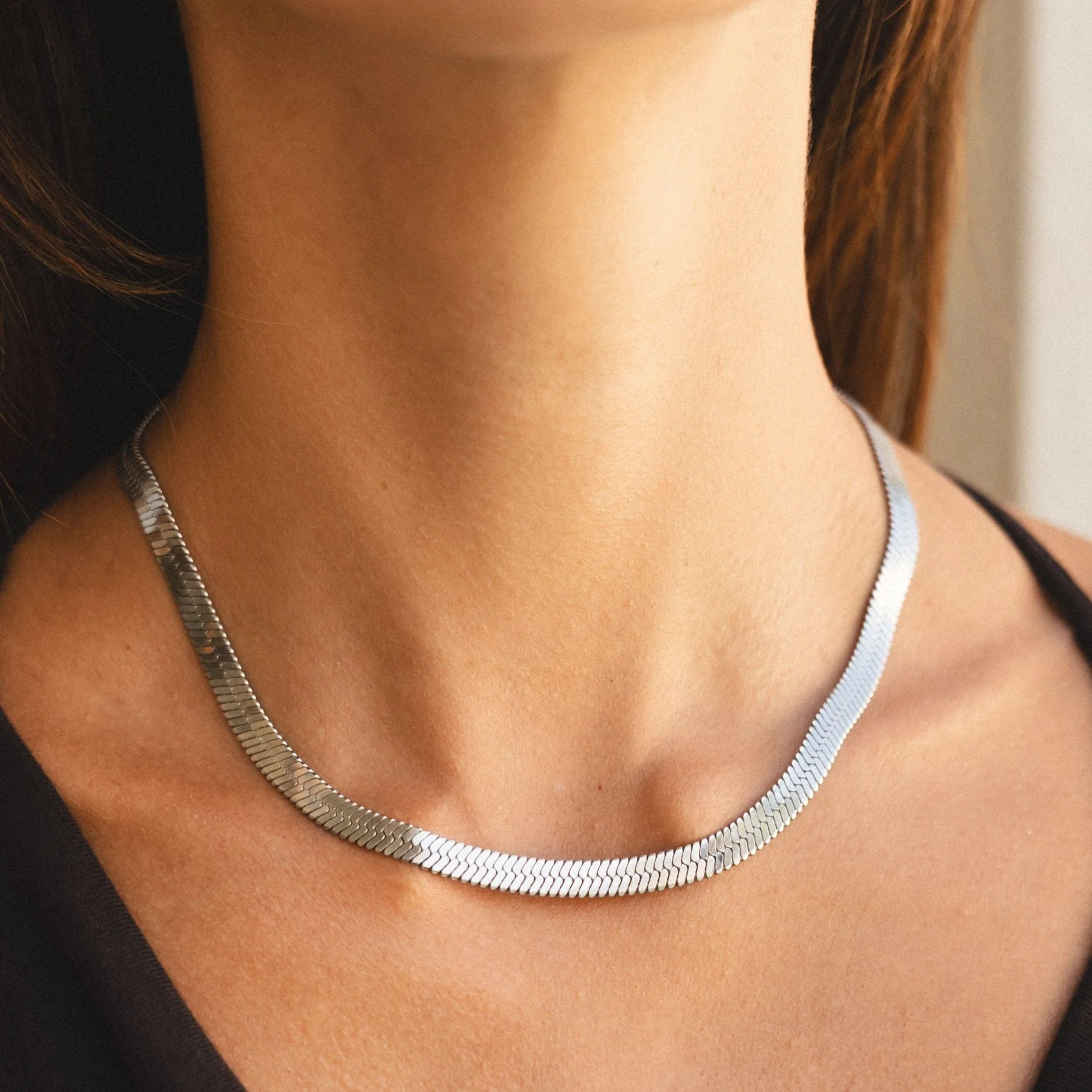 Chunky Herringbone Choker - Image 5