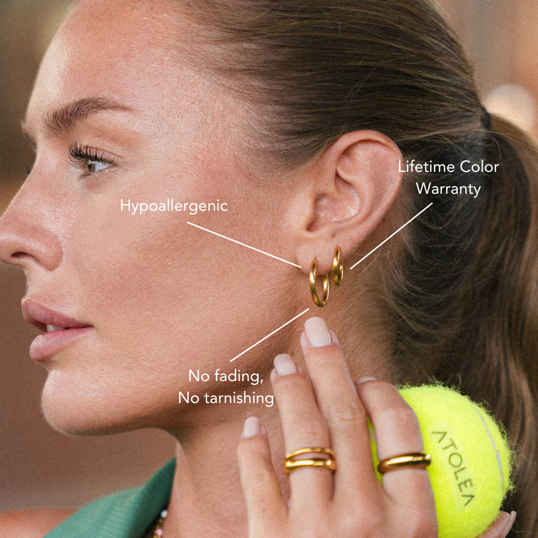 Classic Hoop Earrings - Image 3