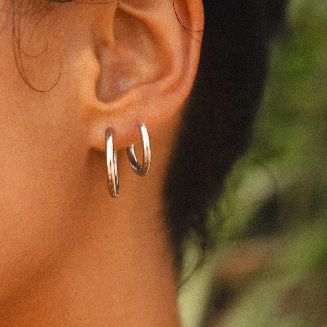 Classic Hoop Earrings - Image 9