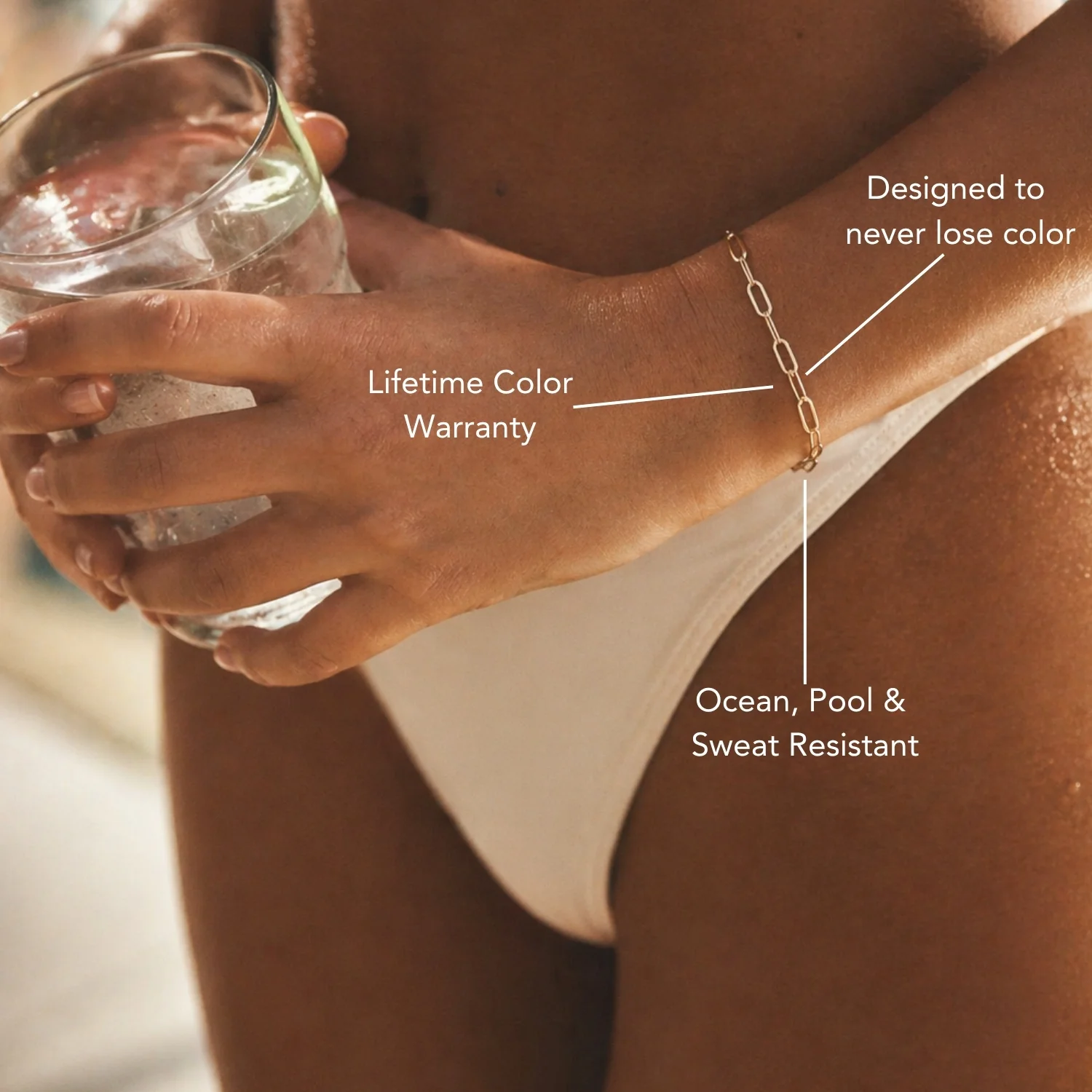 "Cozumel" Paperclip Bracelet - Image 6