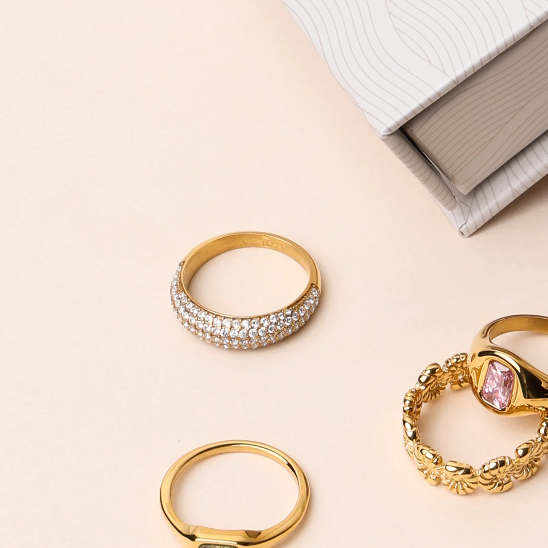 "Day & Night" Ring Set - Image 4
