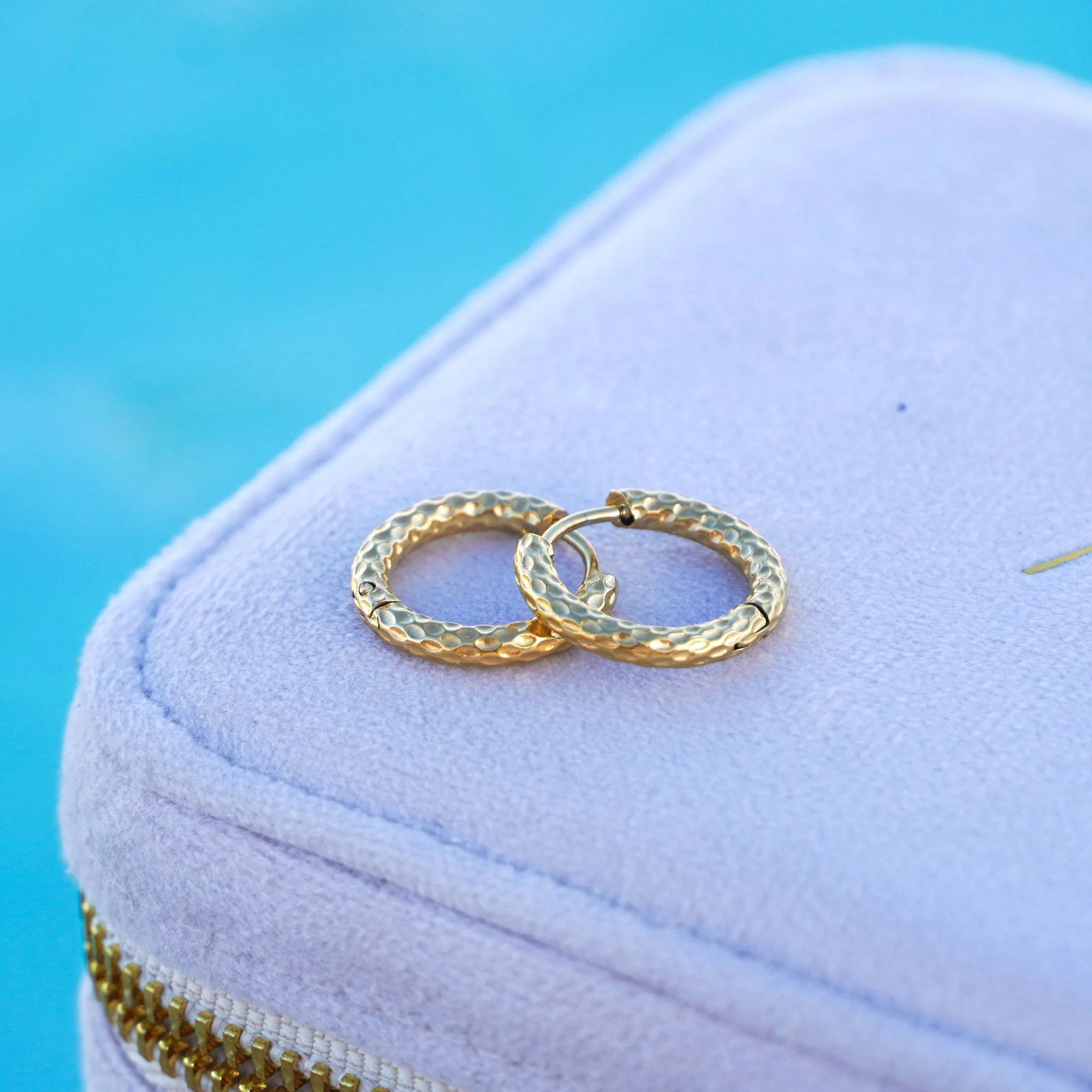 Hammered Hoops Earrings - Image 11