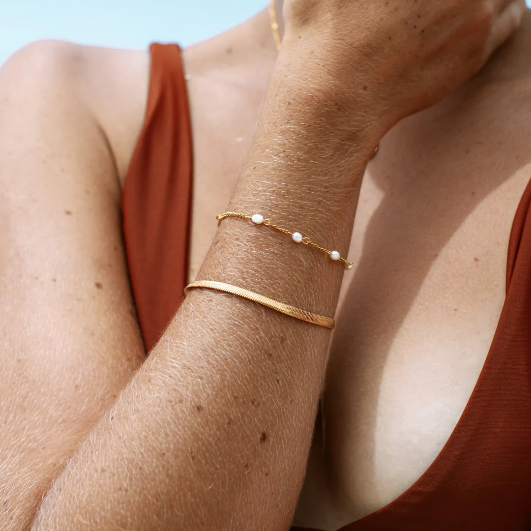 "Kauai" Herringbone Bracelet - Image 9