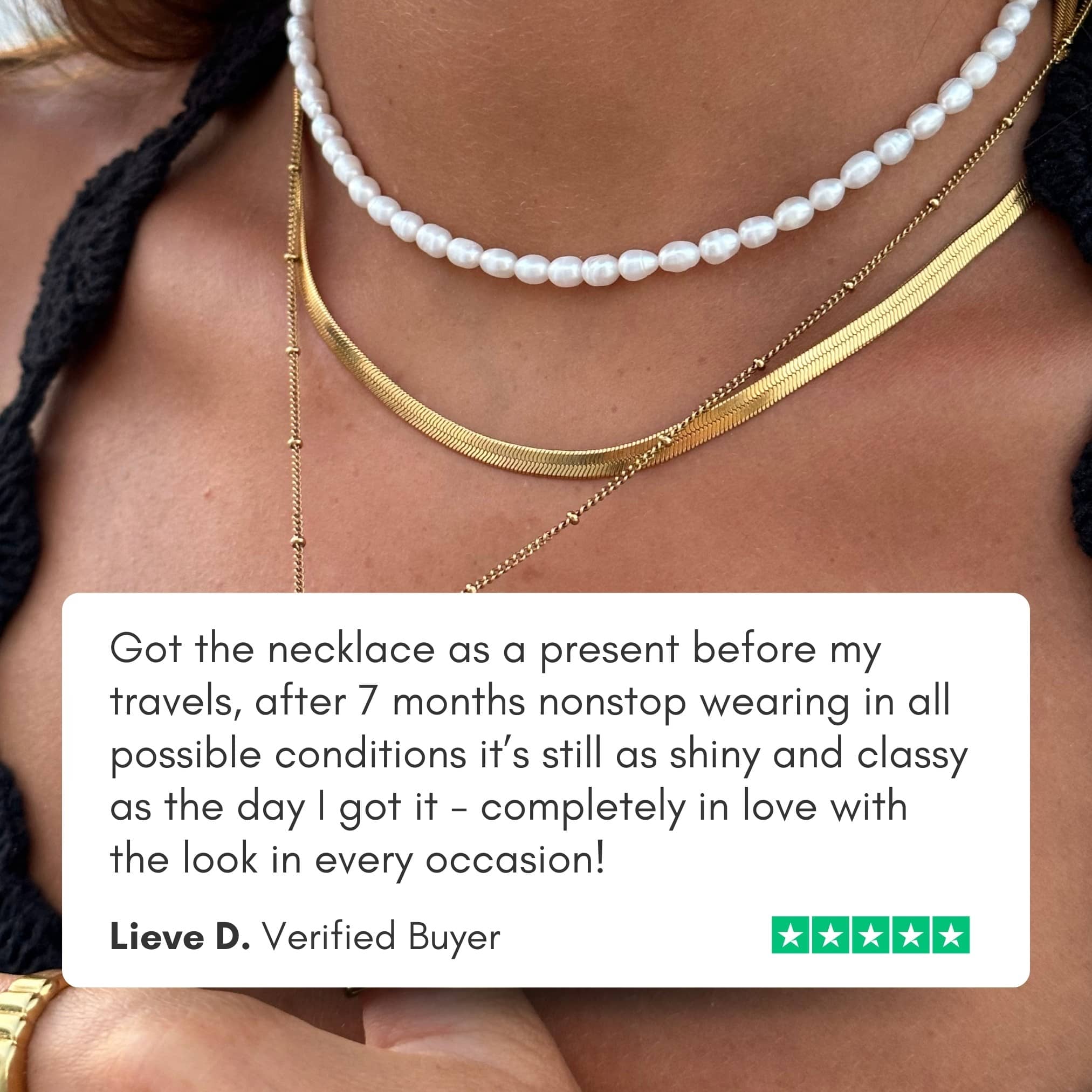"Kauai" Herringbone Choker - Image 8
