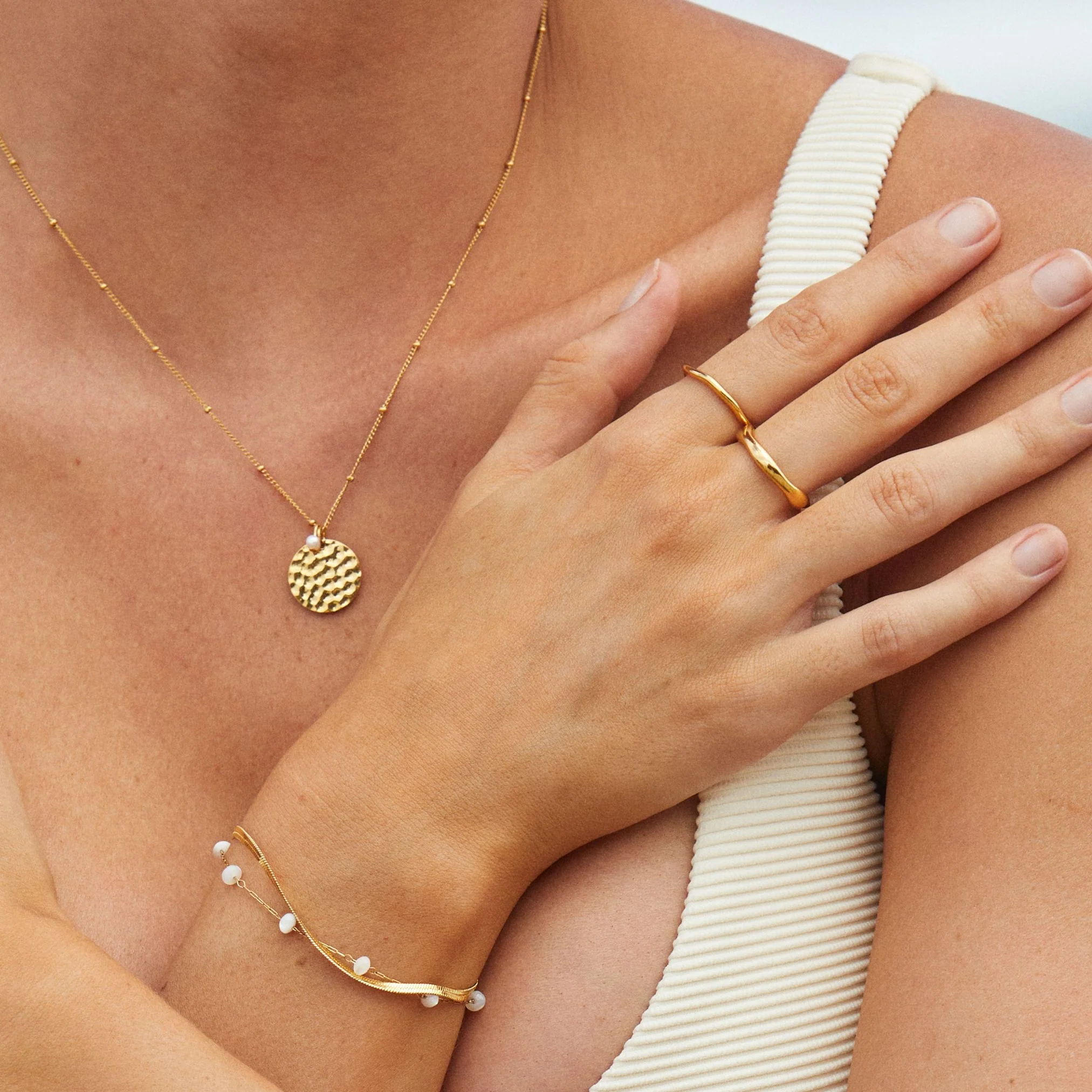 "Santorini" Layered Bracelet - Image 7