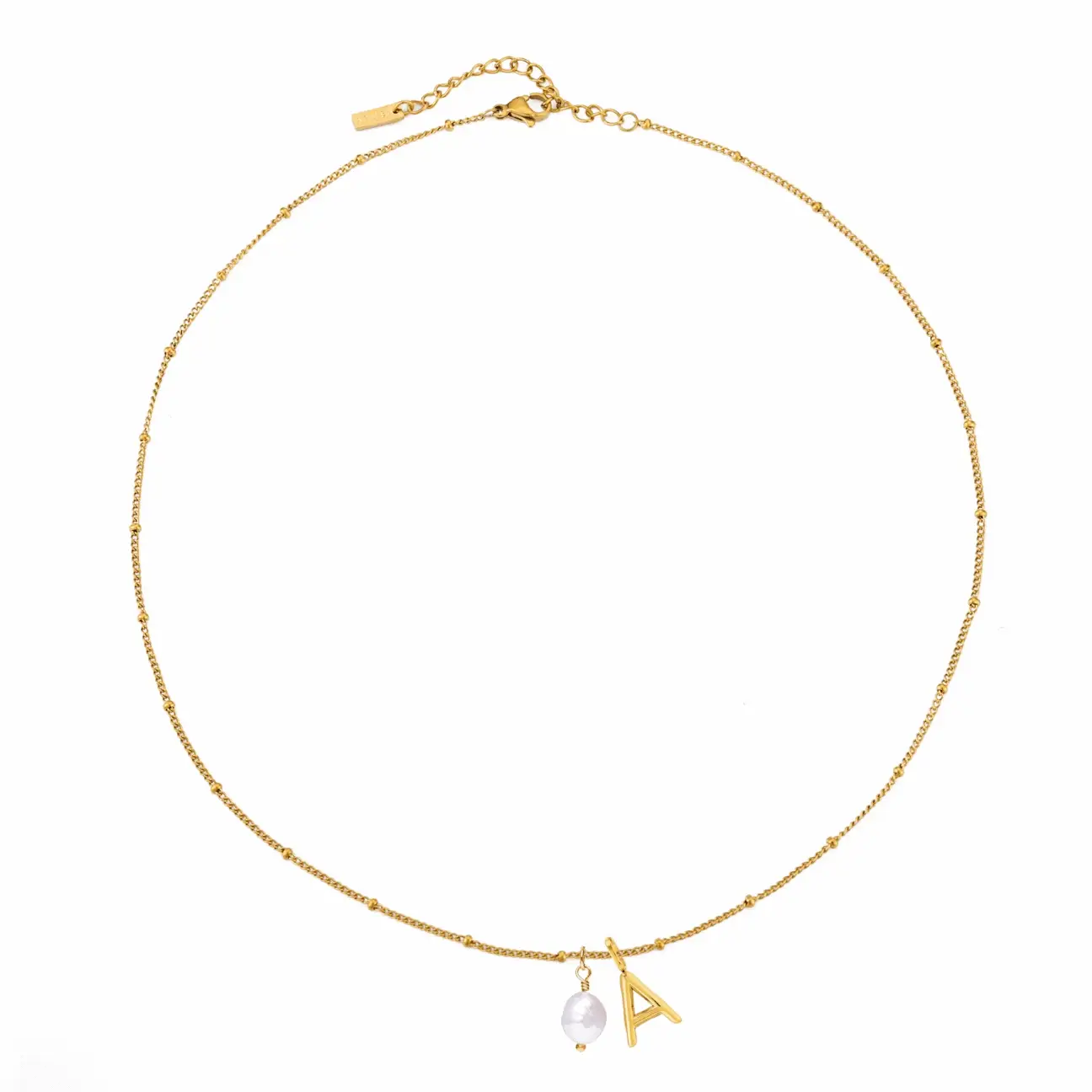 Initial & Pearl Necklace - Image 5
