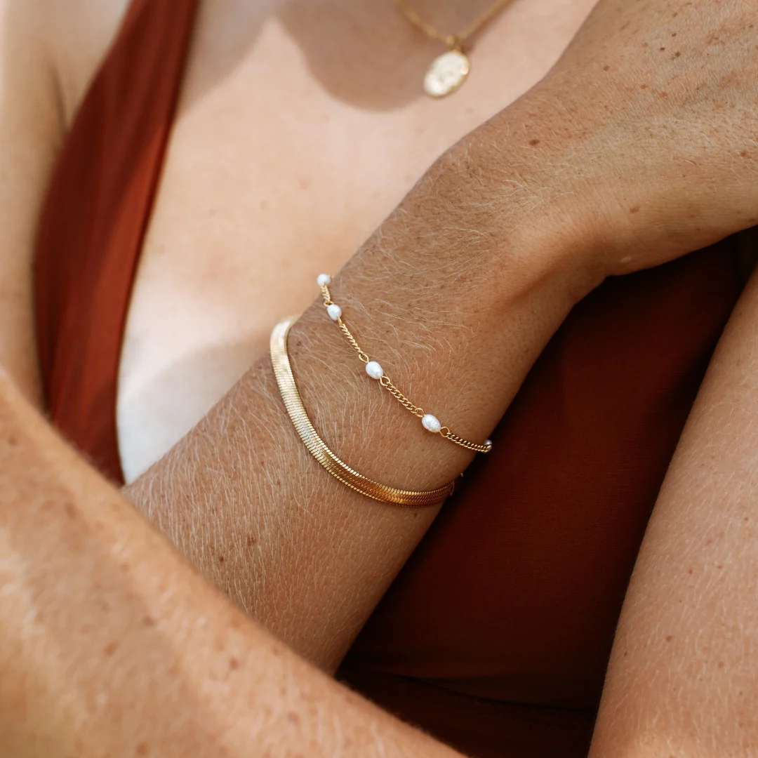 "Lovina" Freshwater Pearl Bracelet - Image 6