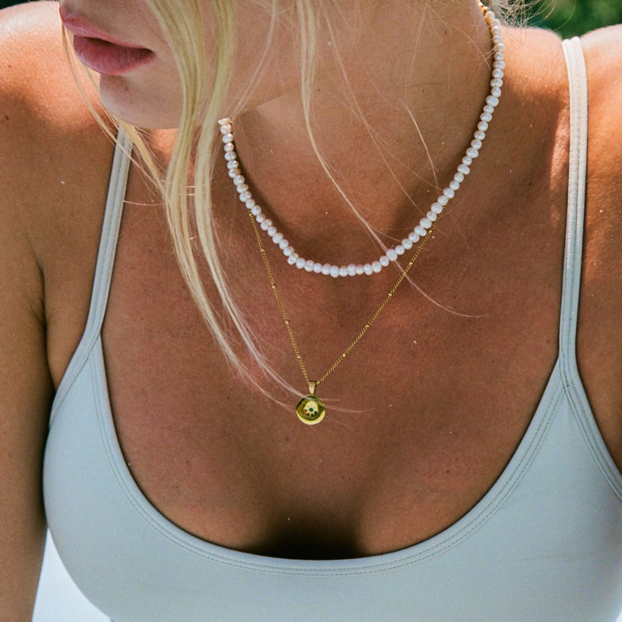 Mini Freshwater Pearl Choker - Image 5