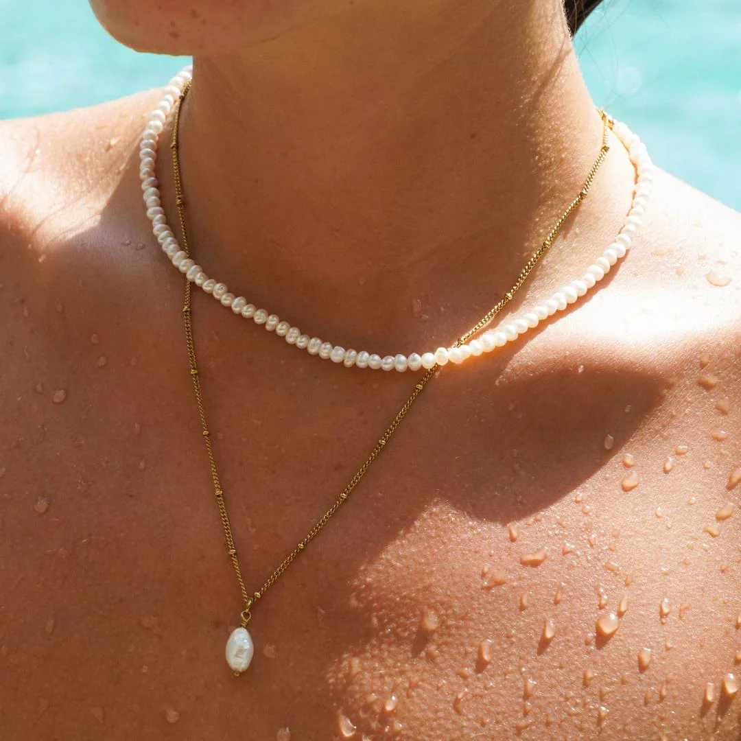 Mini Freshwater Pearl Choker - Image 9