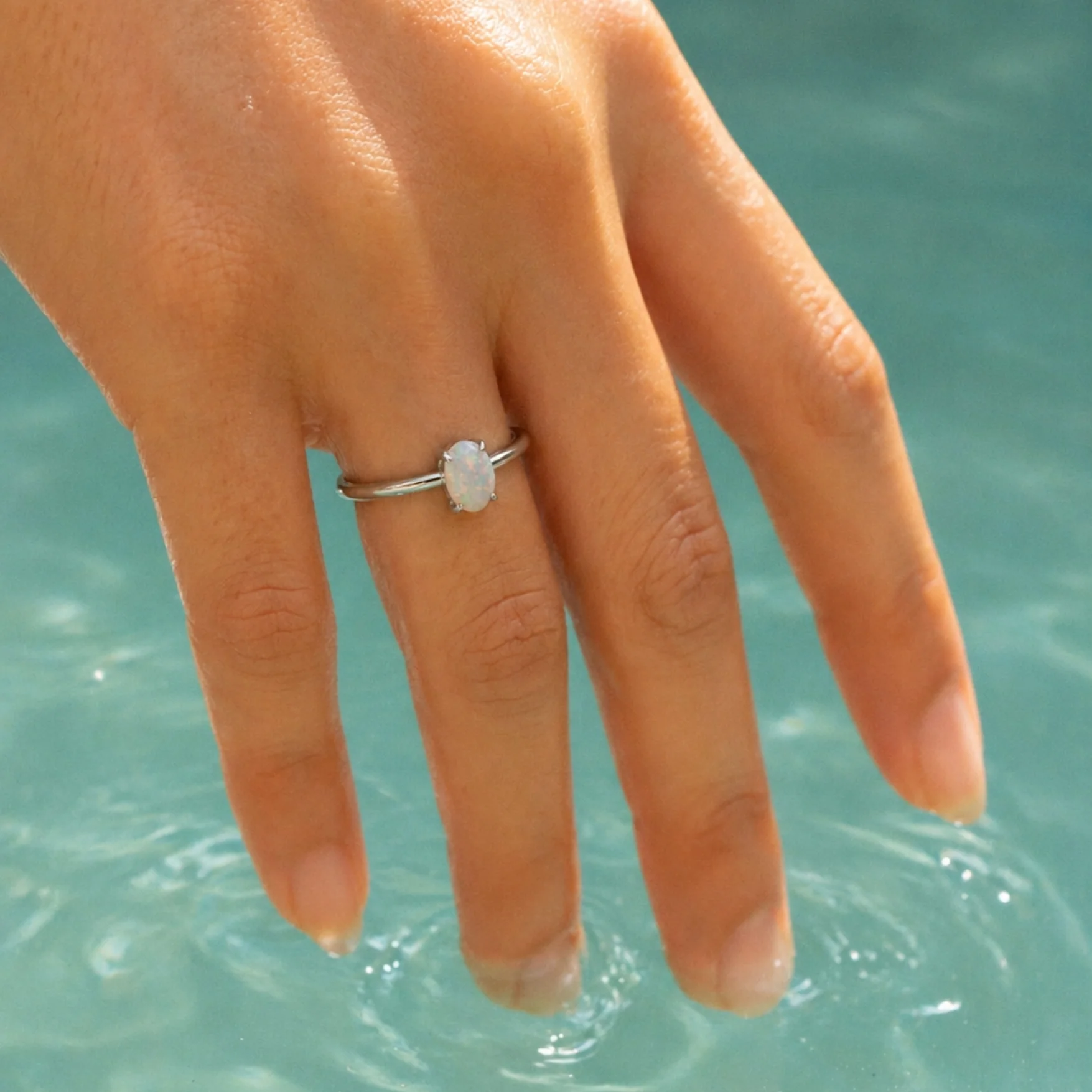 Oval Opal Ring - Image 9
