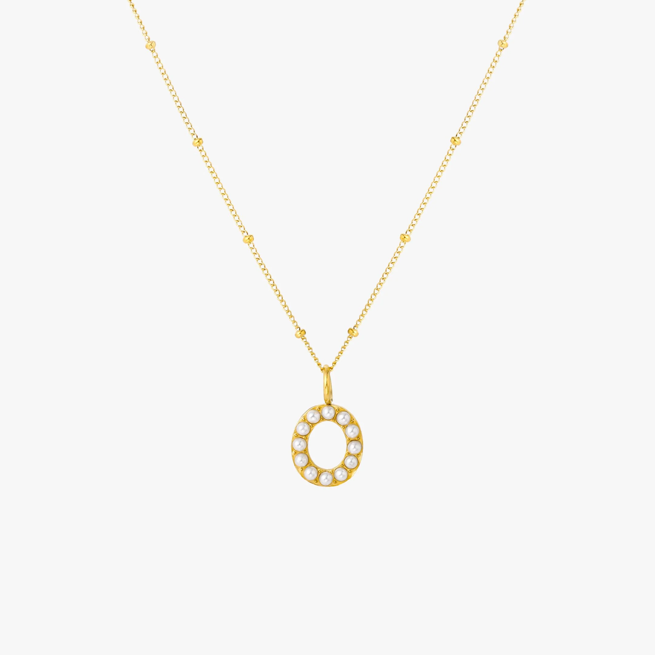 Pearl Initial Necklace - Image 23