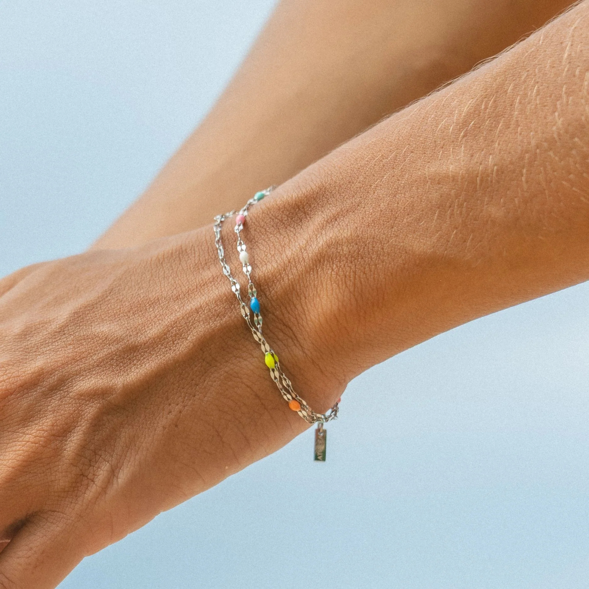 Rainbow Dainty Bracelet - Image 6