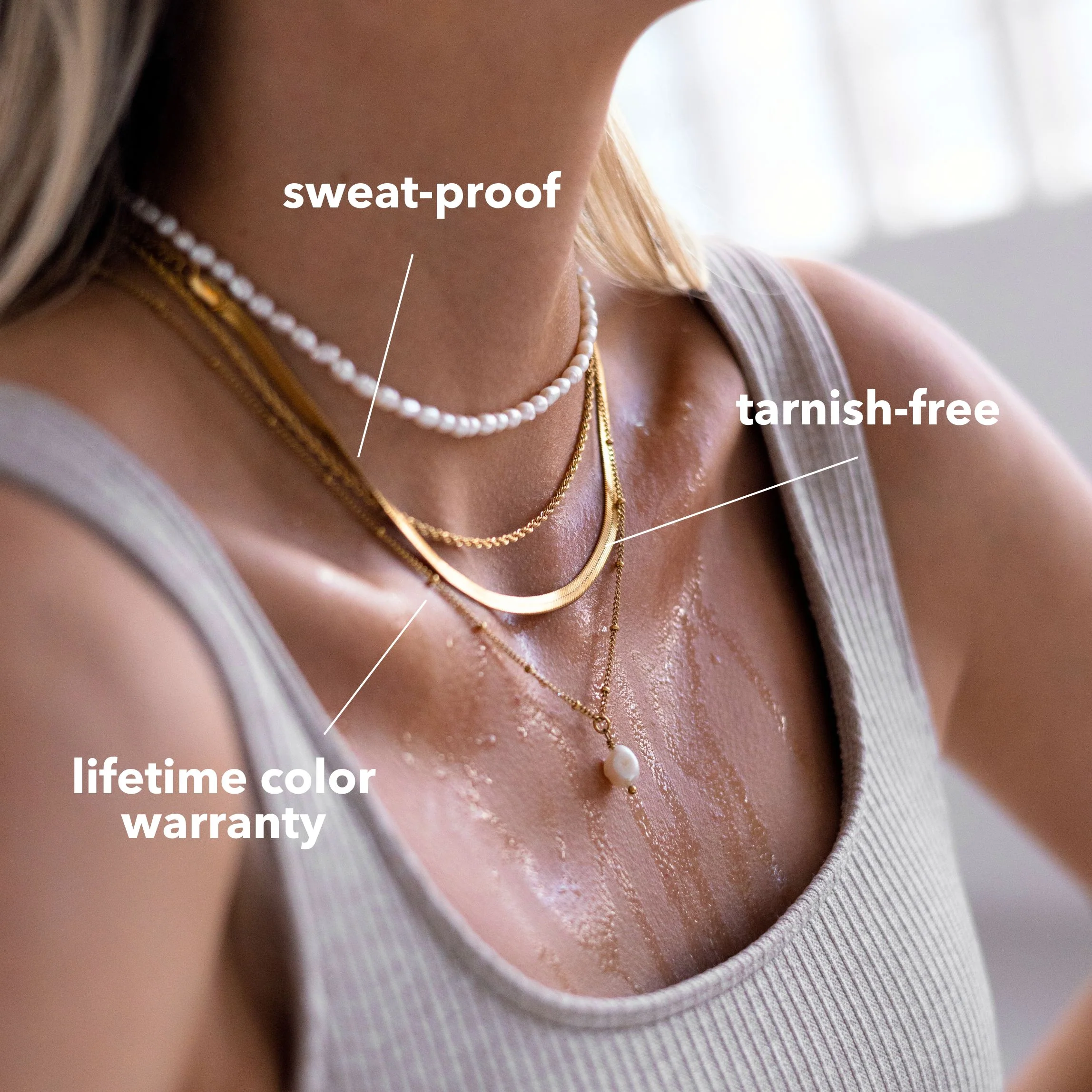 "Calvi" Rope Chain Necklace - Image 3