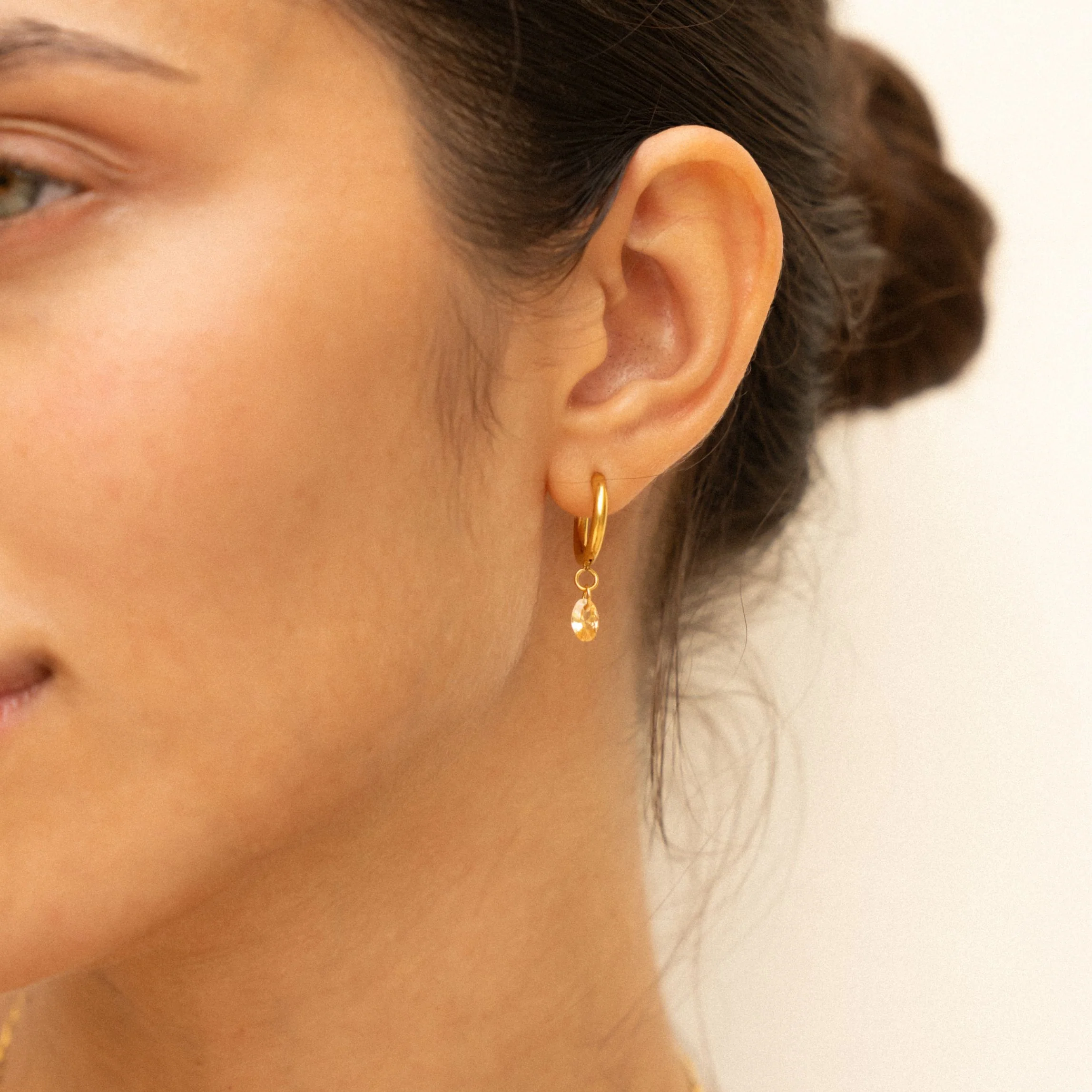Rosé Drop Earrings - Image 6