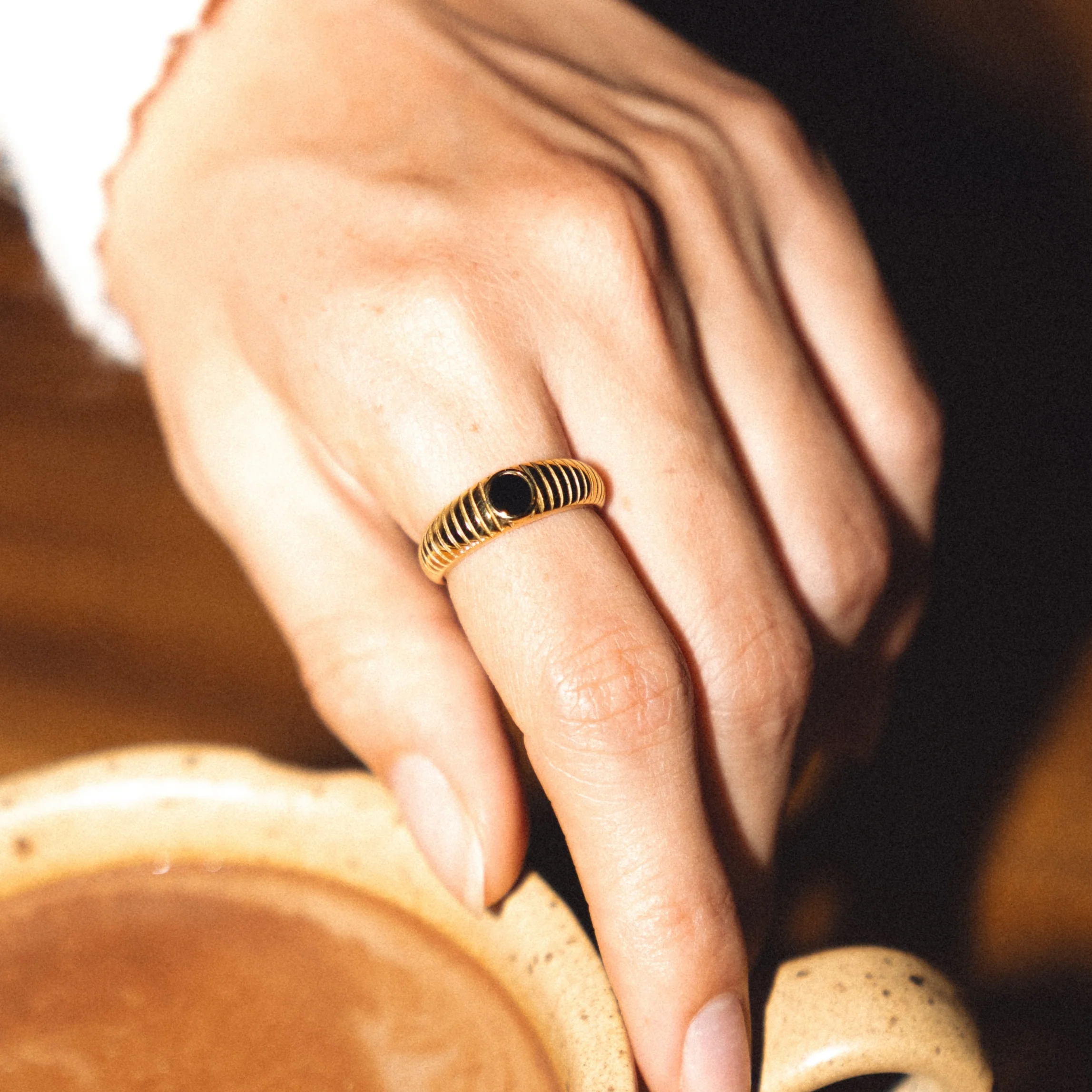 “Seseh” Onyx Ring - Image 2
