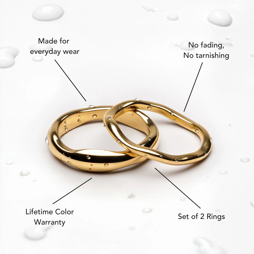 "Gemini" Stackable Rings - Image 3