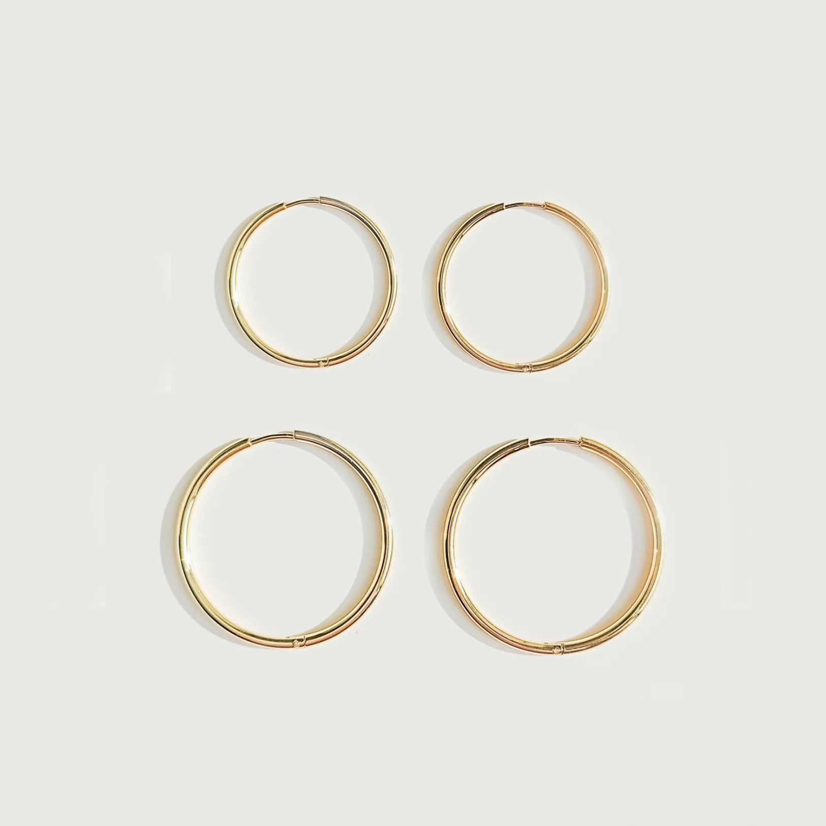 Thin Hoop Earrings - Image 11