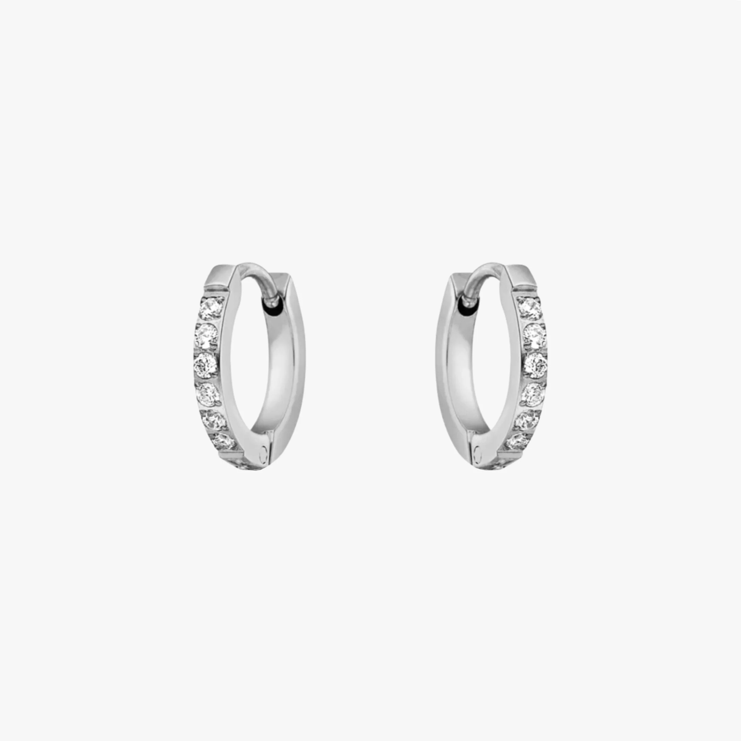 Tiny Gold Hoop Earrings - Image 11