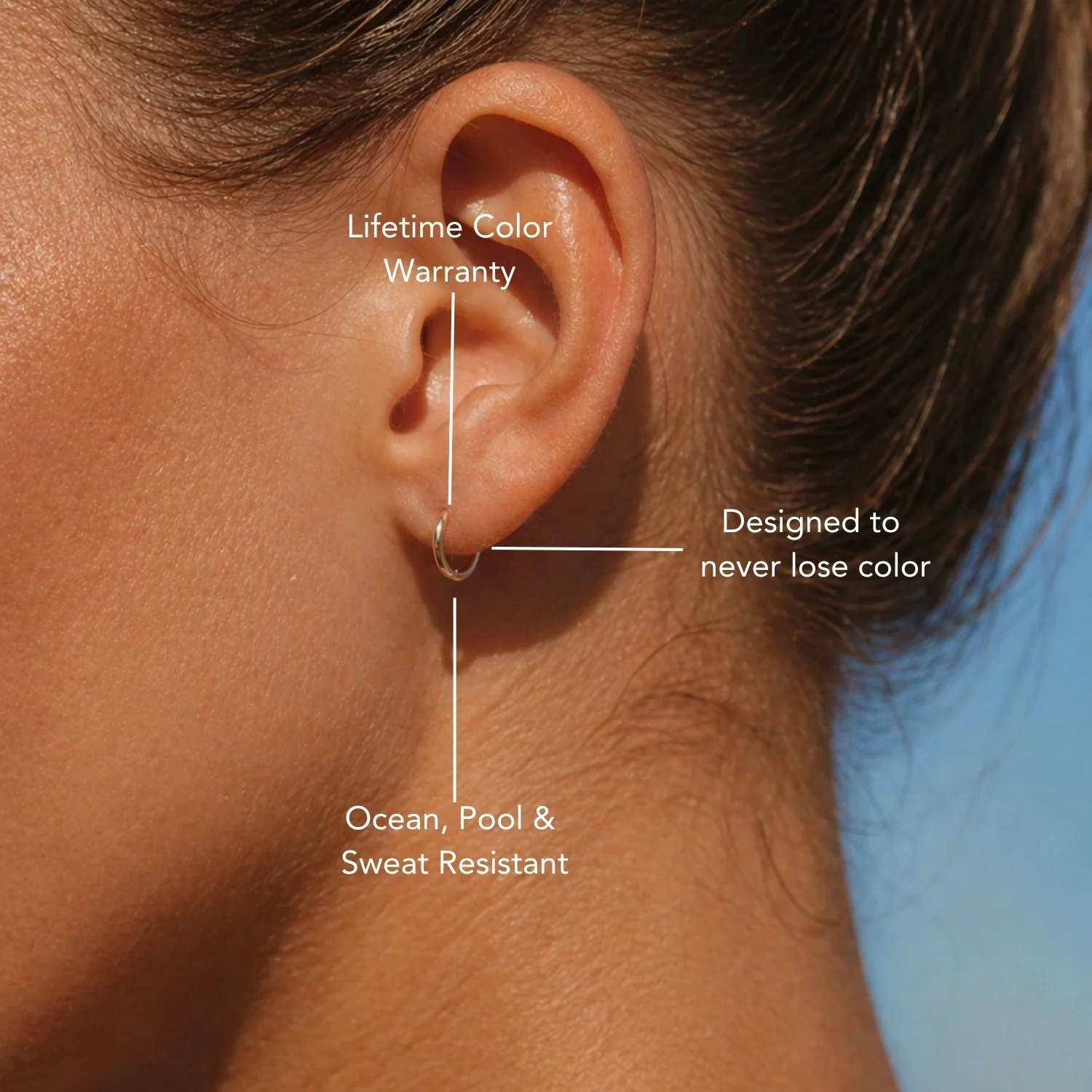 Tiny Huggie Hoops - Image 6