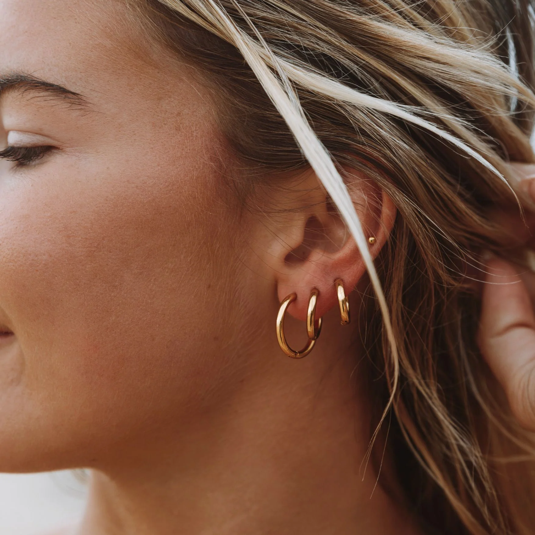 Triple Hoop Earrings Bundle - Image 4