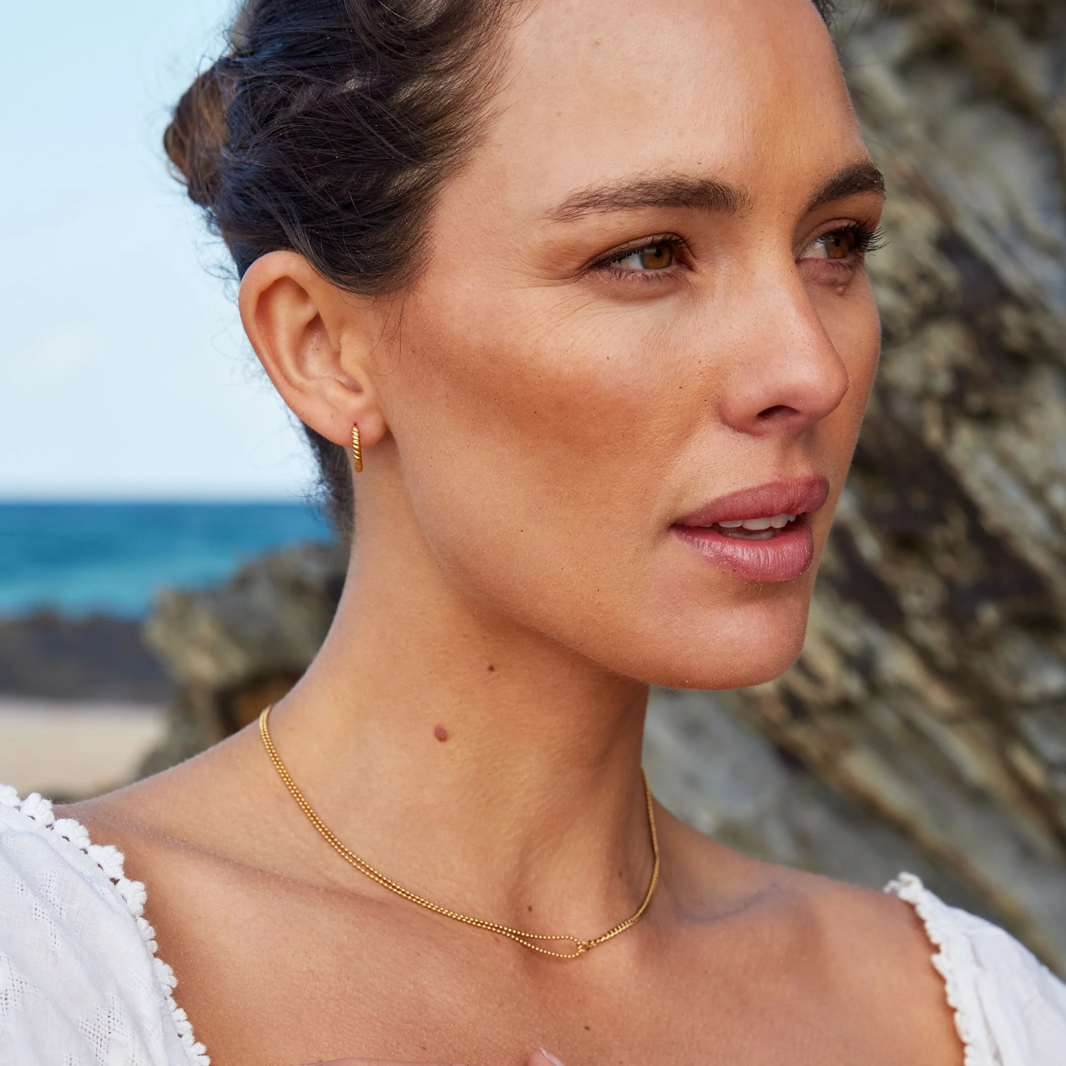 Twisted Hoops Earrings - Image 6