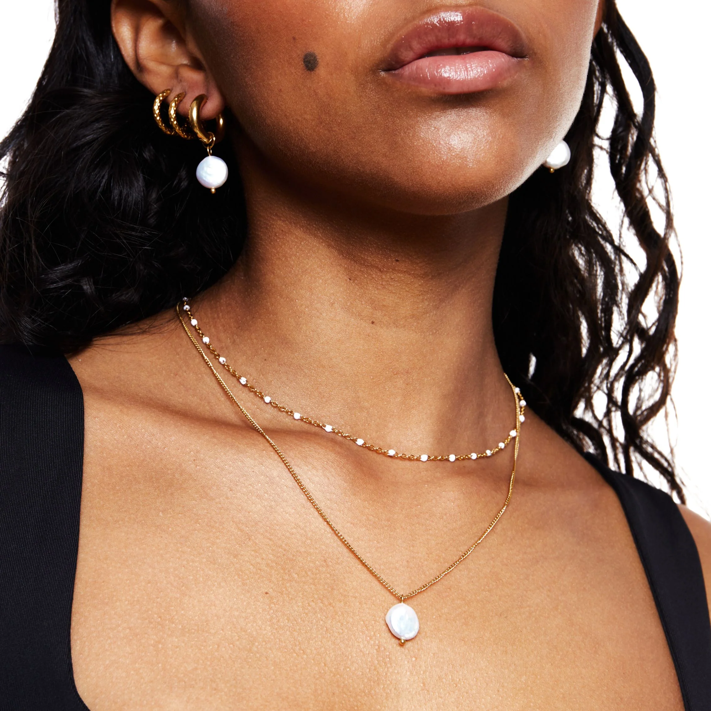 White Beaded Choker - Image 9